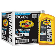 Load image into Gallery viewer, Pennzoil Ultra Platinum Full Synthetic 0W-40 Motor Oil