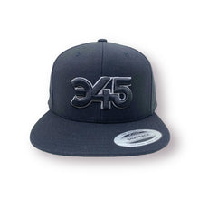 Load image into Gallery viewer, 345 - Classic Snapback Hat, Black