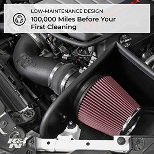 K&N Cold Air Intake Kit: 2011-2019 Dodge/Chrysler (Challenger, Charger, 300) 5.7L V8, 63-1114