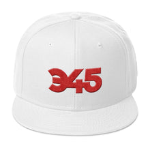 Load image into Gallery viewer, 345 PUFF - Snapback Hat, Red icon, Select color