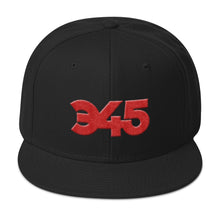 Load image into Gallery viewer, 345 PUFF - Snapback Hat, Red icon, Select color