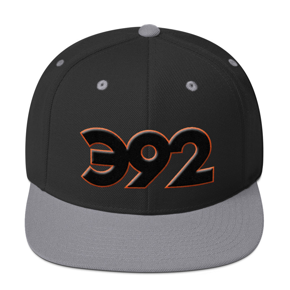 392 PUFF-Outlined - Snapback Hat, HEMIHOLICS – w/Black-Orange icon