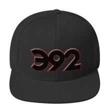 Load image into Gallery viewer, 392 PUFF-Outlined - Snapback Hat, w/Black-Red icon, Select color