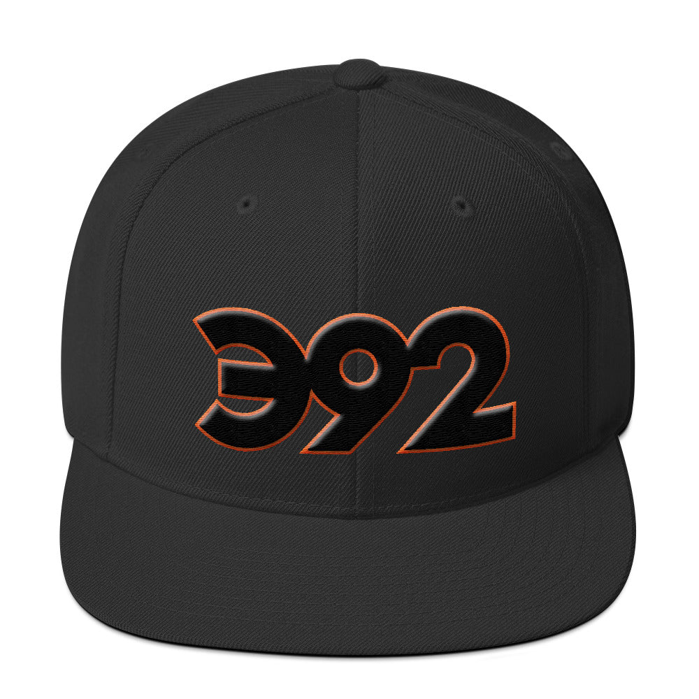 PUFF-Outlined HEMIHOLICS icon - – Snapback w/Black-Orange Hat, 392