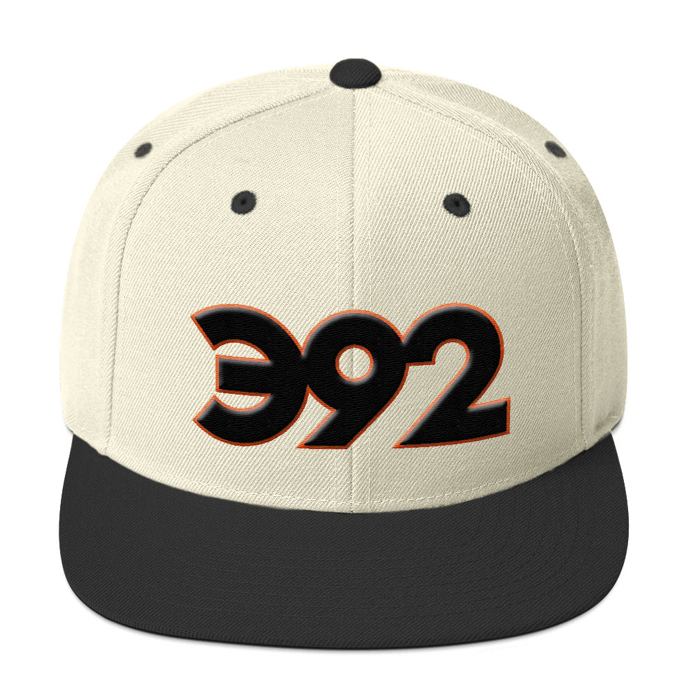 392 PUFF-Outlined - Snapback Hat, w/Black-Orange icon – HEMIHOLICS