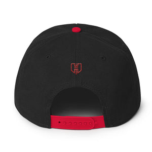 345 PUFF - Snapback Hat, Red icon, Select color