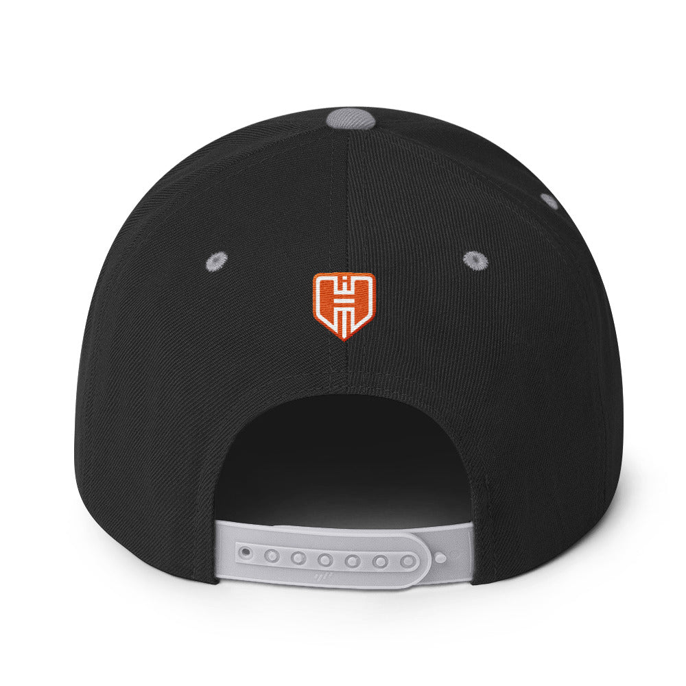 - PUFF-Outlined HEMIHOLICS w/Black-Orange – 392 icon Hat, Snapback